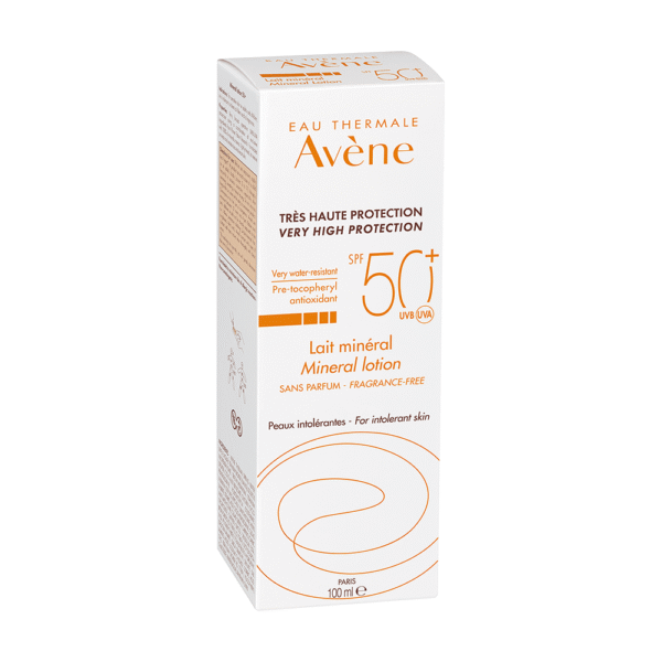 Protector Solar Lait Mineral SPF 50 Àvene - Tono Ligero 100ml